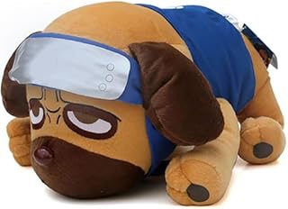 AutFie Plush Toy Stuffed Animals Anime Cartoon Brown Dog Plush Toy Brown, (13inch)