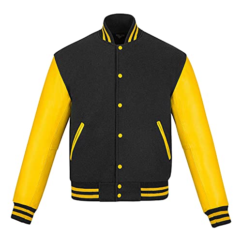 Sledwise Varsity Jacket Baseball Letterman Jacket– Wool and