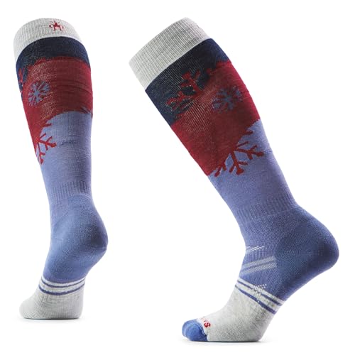 Smartwool Women's Ski Full Cushion Snowpocalypse Pattern Over The Calf Socks