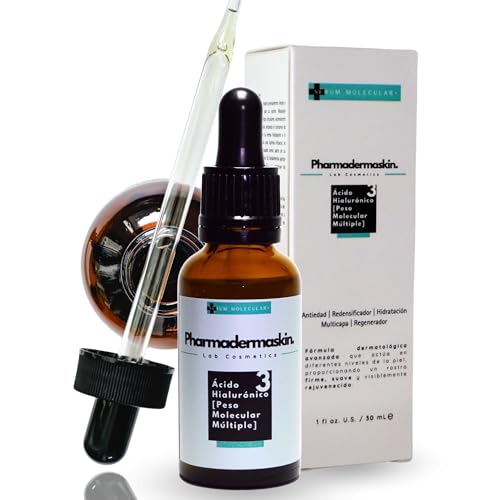 Sérum de Ácido Hialurónico con Triple Peso Molecular – Hidratación Profunda, Rellena Líneas Finas, Mejora la Elasticidad y Aumenta la Luminosidad – Fórmula Avanzada para Todo Tipo de Piel