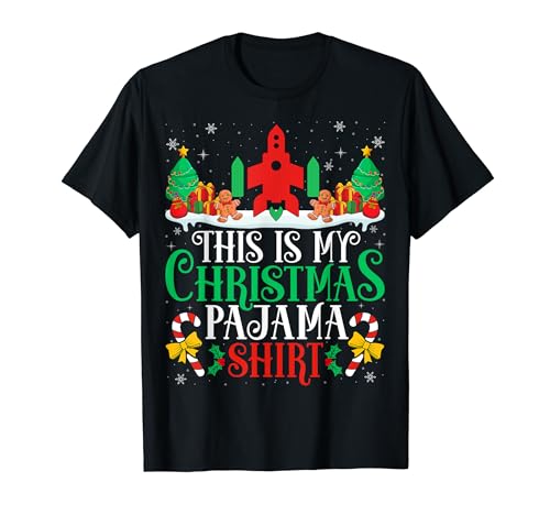 Aerospace Christmas Pajama Shirt Aerospace Xmas Party Camiseta