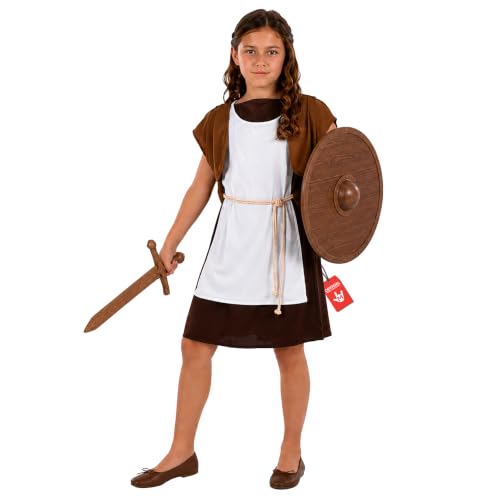 Disfraz vikingo para niñas