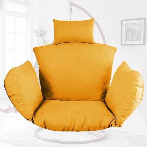 Cojín Redondo para Silla De Jardín 100 * 15cm Cojín De Silla De Cesta Colgante Grueso Lavable, Repuesto De Cojín para Silla De Huevo Cojín Redondo para Columpio(9)