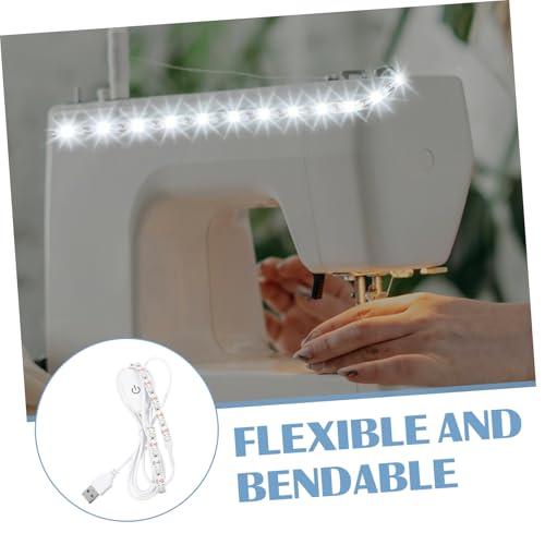 Tira de luces LED USB para máquina de coser 2 piezas miniatura 7