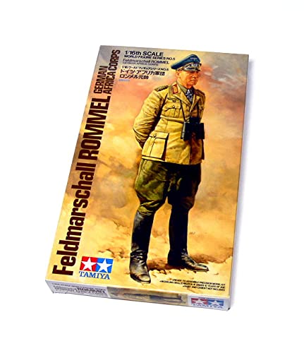 Tamiya 36305 maquette plastique Feldmarschall Rommel 1:16 figurine