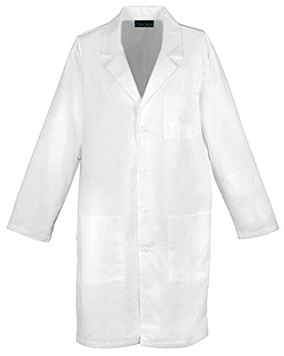 Cherokee 40 Inch Easy Access Unisex Labcoat, White, X-Large
