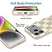 Casely iPhone 17 Pro Max Case | Fit Check | Neutral Checkerboard | Compatible with MagSafe | Classic Ultra Slim Design