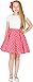 BlackButterfly Niñas Vintage Rockabilly Estilo De Los 50 Falda Acampanada (De Lunares...