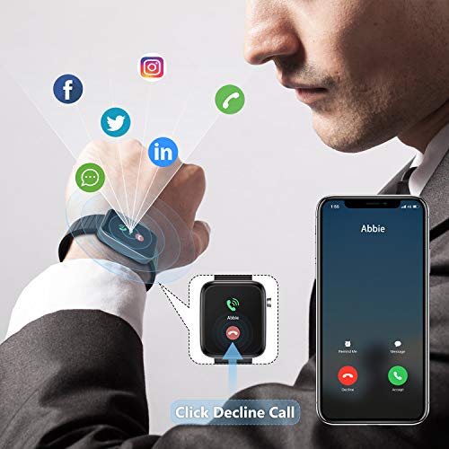 Bingofit 1.54" Full Touch Screen Smart Watch, Waterproof Activity Tracker Sport Watch with Heart Rate Blood Pressure Monitor, Step Calorie Sleep Tracker Fitness Watch Men Women for Android & iOS Phone - Thumbnail 2