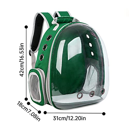 Bolsa Para Pet Mochila Panorâmica Astronauta Transparente CM21