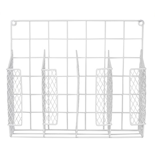 Home Basics Organizer Rust Resistant, Perfect For Food Storage, Silver Foil, Wax Paper, Sandwich Bags, Plastic Wrap-Mounts #TOP3