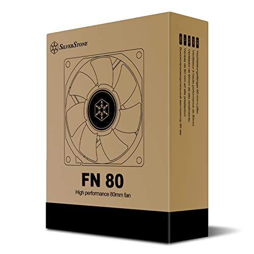 Image of SilverStone Technology FN80 High Efficiency 80mm Fan, SST-FN80B