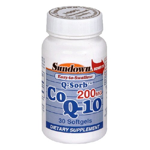 Sundown Naturals Sundown Q-Sorb Coq-10, 200 mg, 40 caps (Pack of 1)