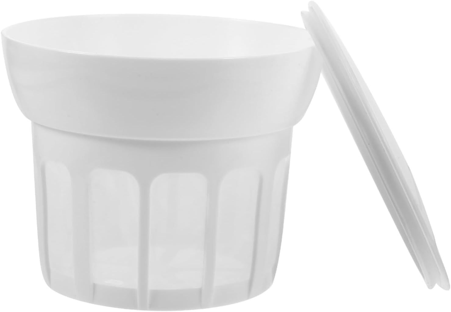 Yogurt Strainer with Lid - Reusable Fine Mesh Filter and Whey Separator for Homemade Yogurt and Cheese Lightweight Kitchen Tool for Home Use
