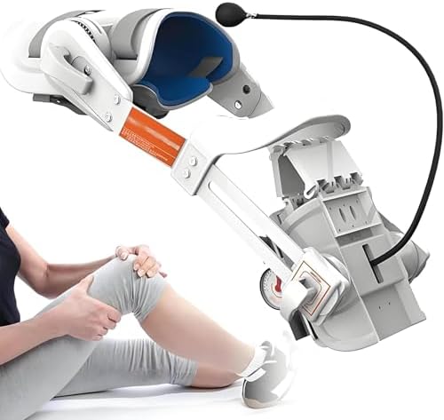 Knee Strengthener & Rehabilitation Trainer | Airbag Compression Leg Stretcher | 10°-140° Flexion/Extension | Bidirectional Mobility Restorer | Improve Knee Flexibility & Reduce Stiffness