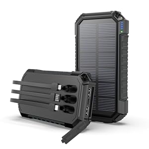 Cargador Solar 27000mAh, Hiluckey 1...