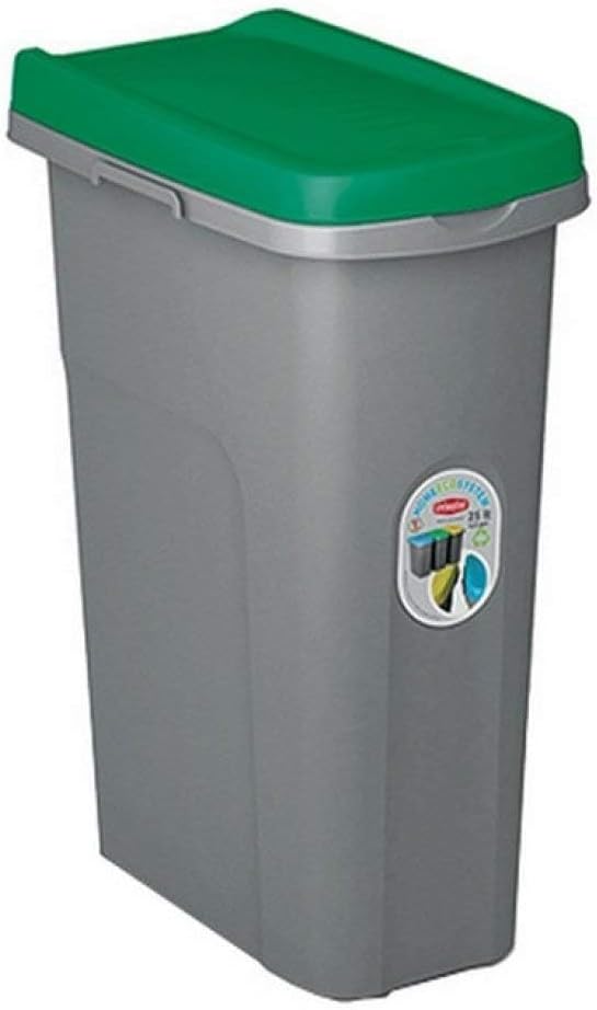 Stefanplast Rubbish Bin, Green, 40 L