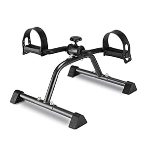 Pedal Exerciser mini Exercise Bike Foot Peddler for Leg and Arm Rehab Workout
