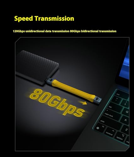 Câble Thunderbolt 5 compatible Thunderbolt 4 3 USB C vers USB C - 7