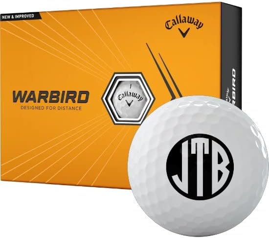 Callaway Golf 2023 Warbird Monogrammed Golf Balls
