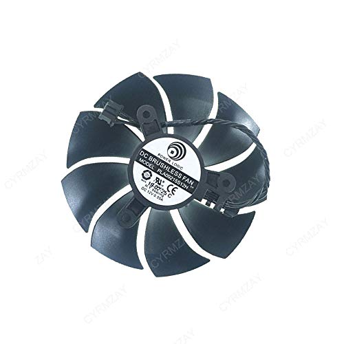 87MM PLA09215S12H DC12V 0.55A 4Pin graphics Lüfter kompatibel für EVGA RTX 2060 XC GAMING Cover