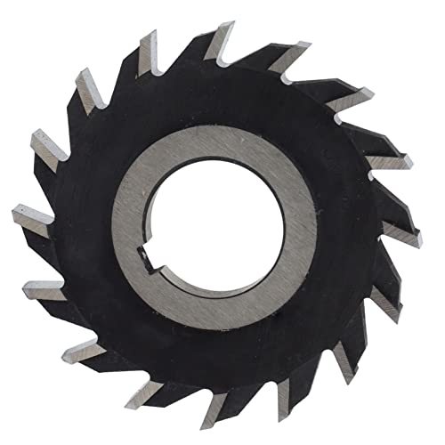 High Speed Steel Mill Disc, Face Milling Cutter 80mm/3.1in, 16 Teeth Face Milling Cutter, High Speed Steel Mill Disc for Plane, Side Milling Cutters