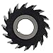 16 Teeth Milling Cutter High Speed Steel Face Mill Disc 16 Teeth Face Milling Cutter for Plane Processing 80mm Diameter