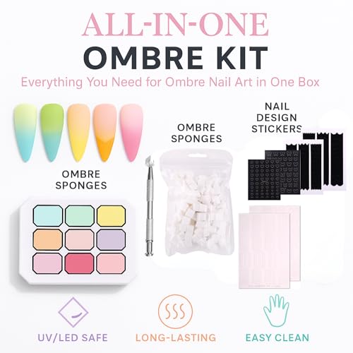 Yaya Nails Pat Pat Gel Ombre Gradient Nail Kit 9 Colors miniatura 5