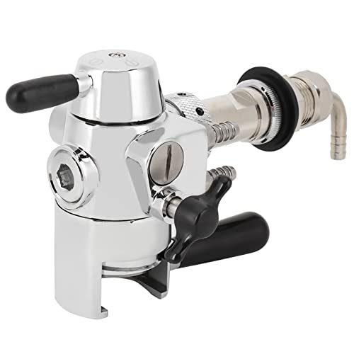 Zerodis - Zerodis Edelstahl-Bierhahn, 28 Mm, Entschäumender Bierflaschenfüller, Zapfhahn in Lebensmittelqualität für Selbstgebraute Fässer, Bars und Partys mit Einfacher Installation (Kaliber 28mm)