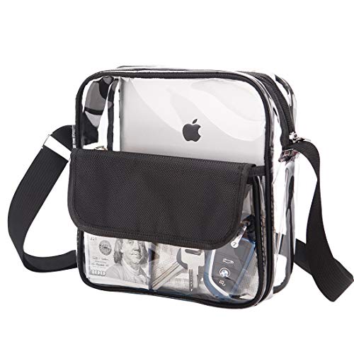 Clear Purse Stadium Bag, NFL & PGA Approved Transparent Bag Crossbody for Women,Clear