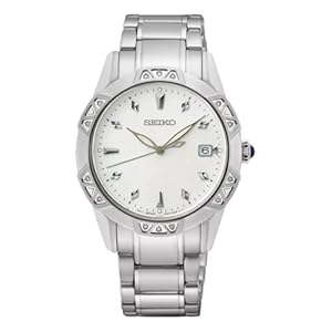 SEIKO Quartz Crystal White Dial Ladies Watch SKK727P1