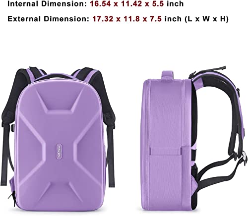 Image of MOSISO Camera Backpack, Photography Camera Bag 15-16 inch Waterproof Hardshell Case with Tripod Holder&Laptop Compartment
