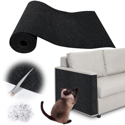 �L�p�X�N���b�`�Ƌ�v���e�N�^�[ - 100�C���` x 15.75�C���` �g���~���O�\ ���ȔS�� �L�̒� �X�N���b�`�p�b�h�ADIY�L�N���C�~���O�\�t�@�v���e�N�^�[ �X�N���b�`�|�X�g�p �L�̖� �����p �����p (�u���b�N)