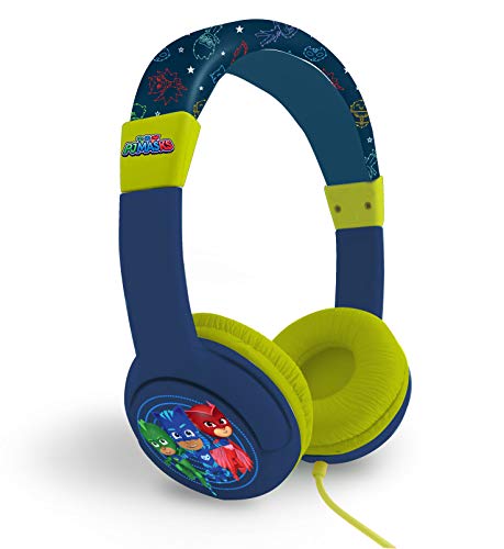 OTL Technologies PJ Masks Junior Casque d'écoute, Filaire, pour Enfants (Produit sous Licence Officielle)