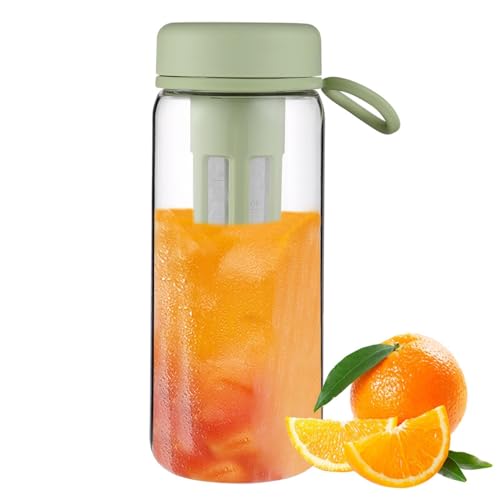 Cold Brew Pitcher - Macchina da caffè freddo, Cold Brew Maker | Brocca per caffè a prova di perdite con bilancia, contenitore portatile per sport all'aria aperta, viaggi, escursionismo