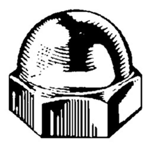 25 1/4-20 Acorn Nuts 18-8 Stainless Steel