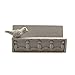 Desk Business Card Holder Stand Bird Design (Grey)