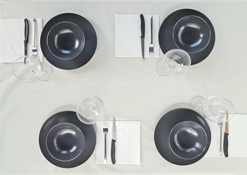 Nappe Airlaid blanche en rouleau haut de gamme pour table chic - 6