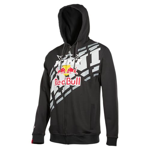 Sweat à capuche O'NEAL ST Kini Red Bull 1.0 vêtement de sport zippé gris