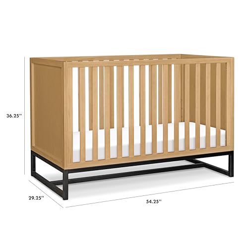 Image of Davinci Ryder 3-in-1 Convertible Crib in Honey, Greenguard Gold Certified