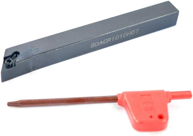 1PCS SDACR 1010H07 Alloy Steel CNC Lathe Excircle Turning Tool Holder Boring Bar For DCMT0702 , Shank Diameter 1010 mm , Overall length 100 mm