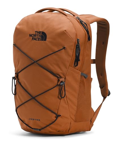 Image of The North Face Jester Everyday Laptop Backpack - Commuter Daypack, Water Repellent, Laptop Sleeve, Leather Brown /TNF Black-NPF, One Size
