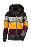 Killtec Mädchen Fiames GRLS Ski Quilted Jckt C Jacke In Daunenoptik Mit Kapuze Und Schneefang, anthrazit, 152