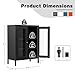 Bevivog Small Display Cabinet with Glass Doors, 12