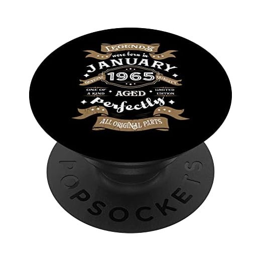 Leyendas nacieron en enero de 1965 regalo de cumpleaños PopSockets PopGrip Intercambiable