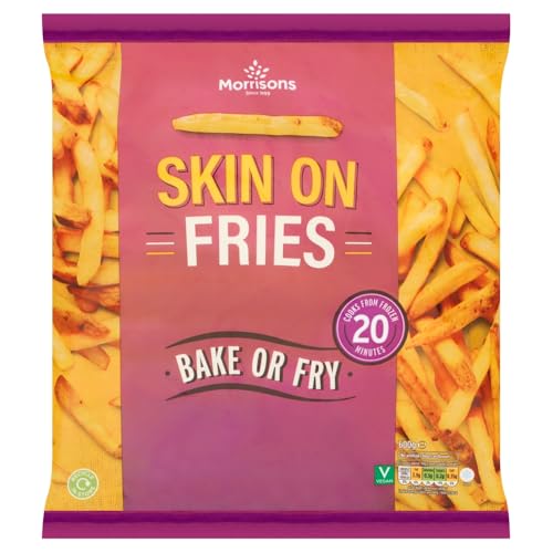 Morrisons Skin On Fries, 600g (Frozen)