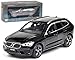 Zhangl De fundición Inyectada de Tira del Coche de Juguete Volvo Modelo Xc60 uno y Treinta y Dos de la aleación con el Real de luz y Sonido for los Muchachos Adecuada for la Recogida, Negro