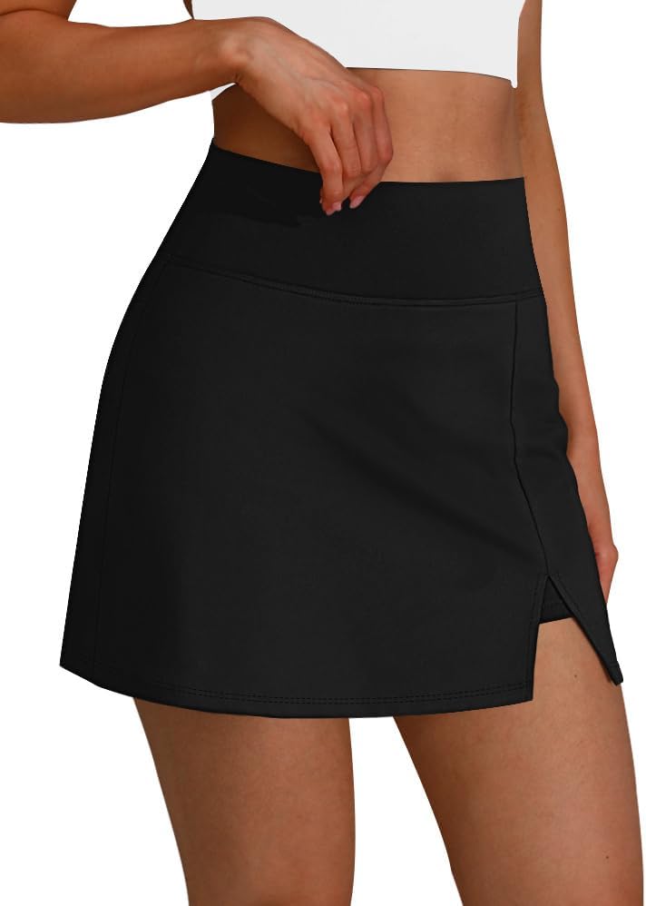 NIASHOT Womens Skort with Pockets Summer Fashion Tennis Skirt Mini Golf Clothes Athletic Outfits High Waisted Workout Skorts - Image 2