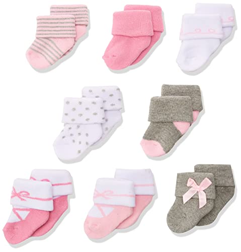 Image of Little Treasure Baby Girls' Newborn Socks