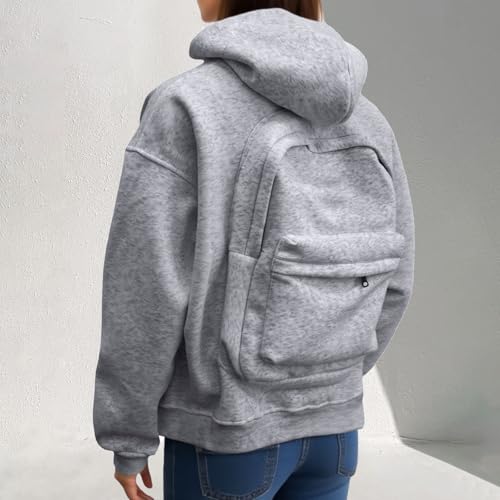 Mode oversize sweatshirt cardigan pour affronter le froid
